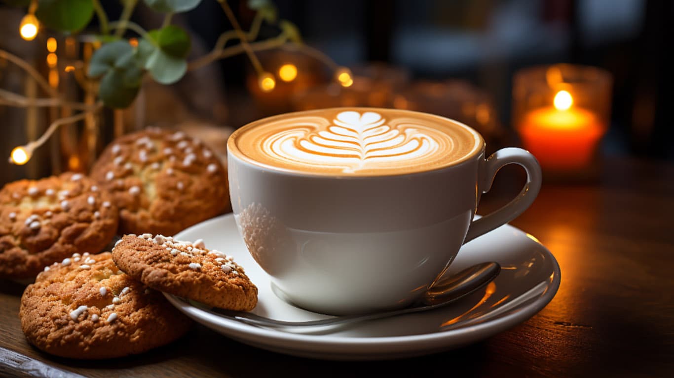 A Cup of cappuccino 